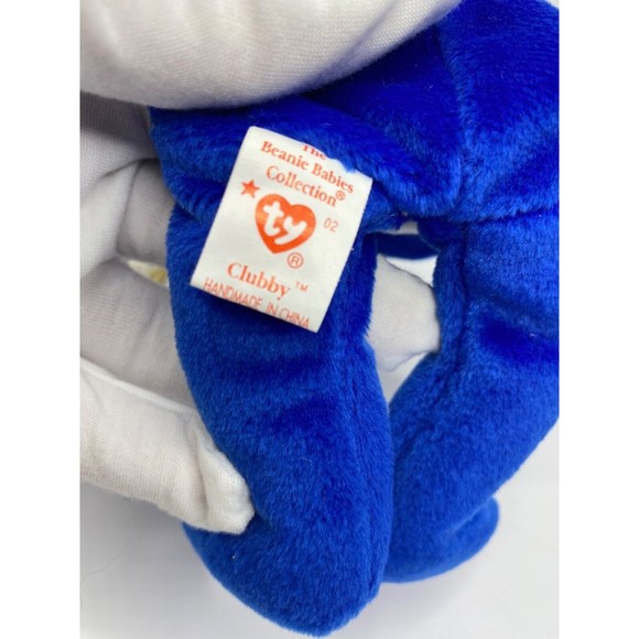 Clubby Beanie TY Bear Retired 1998 vintage - Picture 7 of 12